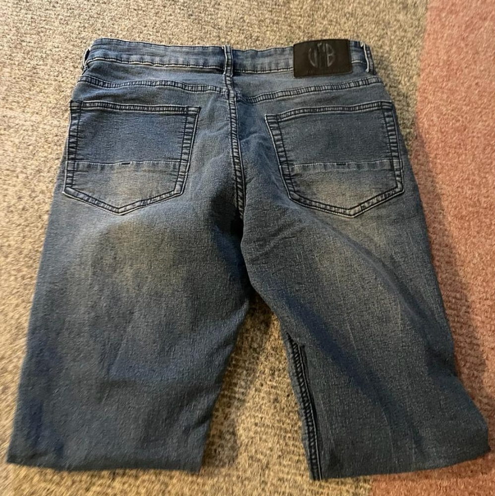 VINTAGE GENES BLACK BLUE JEANS 34-30